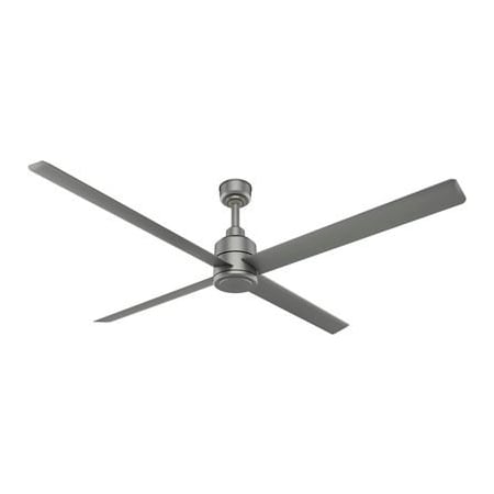 Hunter Hunter TRAK Modern Commercial Ceiling Fan - 96" - 24887 CFM - Matte Silver 76029